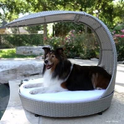 The Refined Feline Waterproof Covered Outdoor Dog Bed, Large, slide 1 of 1