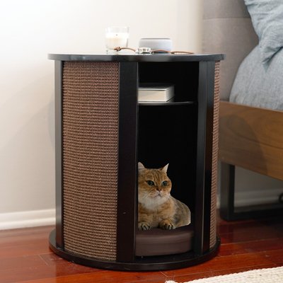The Refined Feline Purrrrfect Cat Bed & End Table, slide 1 of 1