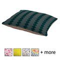 Deny Designs Pillow Cat & Dog Bed w/ Removable Cover, Diamond Mud Dark Teal