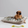 Deny Designs Pillow Cat & Dog Bed w/ Removable Cover, Ruby Autumn