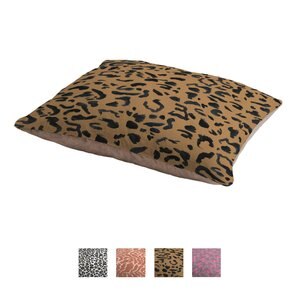 Deny Designs Pillow Cat & Dog Bed w/ Removable Cover, Cheetah Print