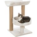 TRIXIE Isaba 24.5-in Plush Carpet Cat Scratching Post, Light Gray