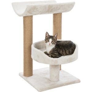 TRIXIE Isaba 24.5-in Plush Carpet Cat Scratching Post, Light Gray
