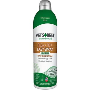 Vet's Best Easy Spray Flea & Tick Prevention Dog Spray, 14-oz bottle