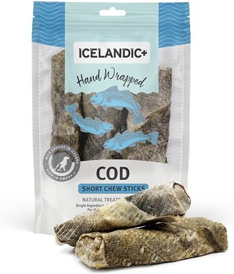 Icelandic+ Cod Short Chew Sticks Dog Treats, 3 count, slide 1 of 1