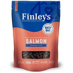 Finley's Barkery Salmon Recipe Soft Chew Training Bites Dog Treats, 16-oz bag