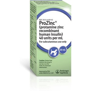 ProZinc Insulin U-40 for Dogs & Cats, 20-mL
