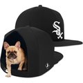 Nap Cap MLB Covered Pillow Cat & Dog Bed, Chicago White Sox, Medium