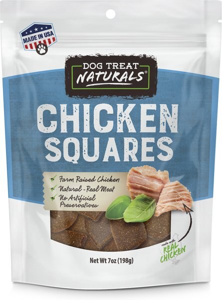 Dog Treat Naturals Chicken Squares Dog Treats, 7-oz bag slide 1 of 3