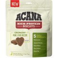ACANA High-Protein Biscuits Grain-Free Pork Liver Recipe Med/Large Breed Dog Treats, 9-oz bag