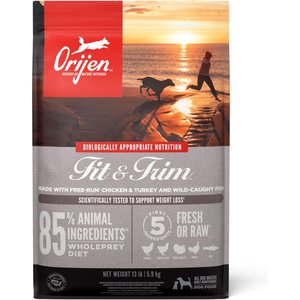 ORIJEN Fit & Trim Grain-Free Dry Dog Food, 13-lb bag