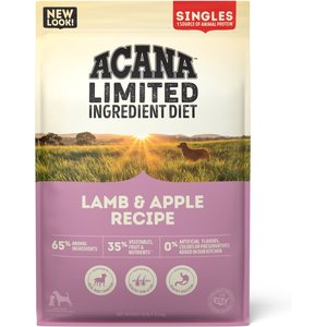 ACANA Singles Limited Ingredient Diet Lamb & Apple Recipe Grain-Free Dry Dog Food, 13-lb bag