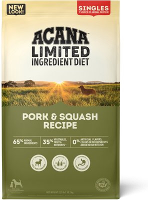 ACANA Singles Limited Ingredient Diet Pork & Squash Recipe Grain-Free Dry Dog Food, slide 1 of 1
