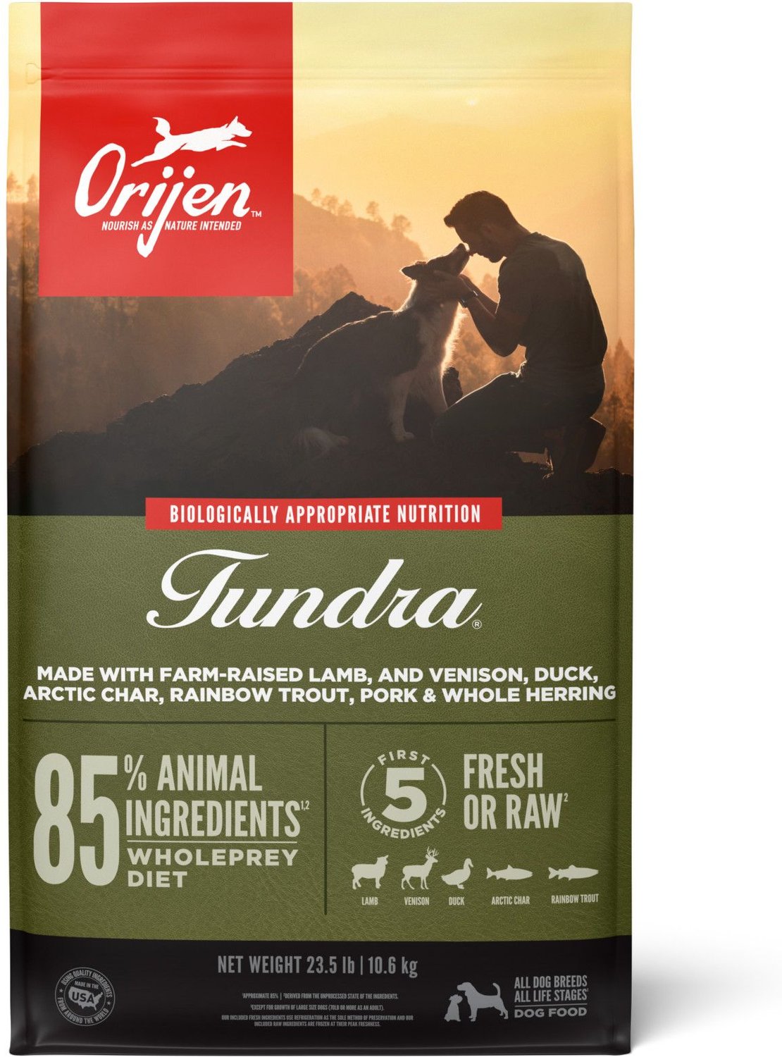 ORIJEN Tundra Grain-Free Dry Dog Food