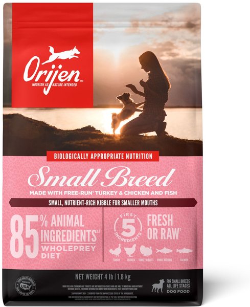 ORIJEN Small Breed Grain-Free Dry Dog Food, 4-lb bag slide 1 of 11