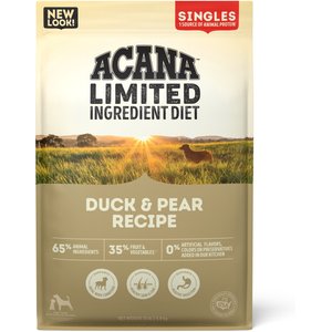 ACANA Singles Limited Ingredient Duck & Pear Grain-Free Dry Dog Food, 13-lb bag