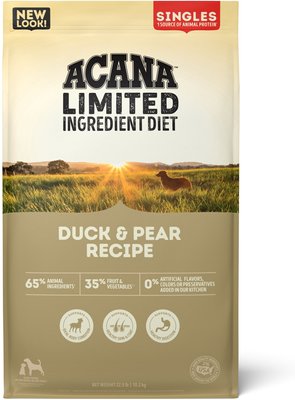 ACANA Singles Limited Ingredient Duck & Pear Grain-Free Dry Dog Food, slide 1 of 1