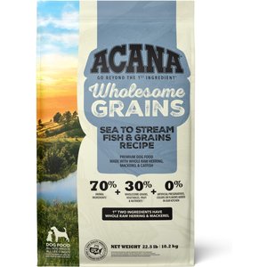 ACANA Sea to Stream Recipe + Wholesome Grains Gluten-Free Dry Dog Food, 22.5-lb bag
