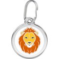 Red Dingo Lion Stainless Steel Personalized Dog & Cat ID Tag, Large