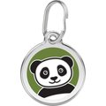 Red Dingo Panda Stainless Steel Personalized Dog & Cat ID Tag, Medium