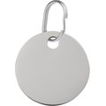 Red Dingo Circle Stainless Steel Personalized Dog & Cat ID Tag, Medium