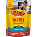 Zuke's Mini Naturals Beef Recipe Dog Treats, 6-oz bag