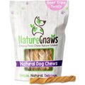 Nature Gnaws 4 - 5" Beef Tripe Twists Dog Treats, 1-lb bag