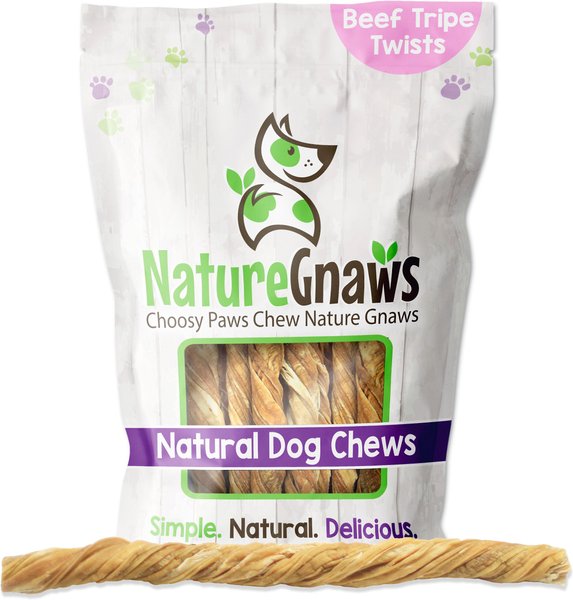 Nature Gnaws Tripe Twists 9 - 10" Dog Treats, 20 count slide 1 of 7