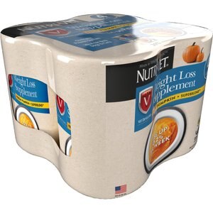 Nutri-Vet Fresh Pumpkin + SuperBlend Puree Weight Management Supplement for Cats & Dogs, 4 count