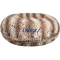 Bessie + Barnie Signature Simba Shag Personalized Pillow Cat & Dog Bed w/ Removable Cover, Medium