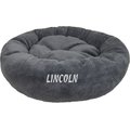 Bessie + Barnie Deluxe Comfort Snuggle Personalized Pillow Cat & Dog Bed w/ Removable Cover, Small
