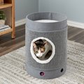 Two By Two The Hawthorn 20.5-in Felt Cat Condo, Grey