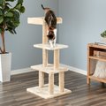 Two By Two The Sycamore 44.1-in Faux-Fleece Cat Tree, Beige