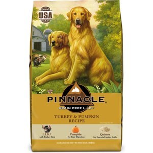 Pinnacle Turkey & Pumpkin Recipe Grain-Free Dry Dog Food, 24-lb bag