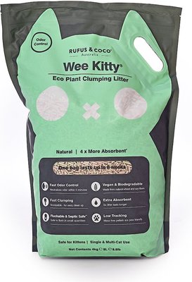 Rufus & Coco Wee Kitty Eco Plant Unscented Clumping Tofu Cat Litter, slide 1 of 1