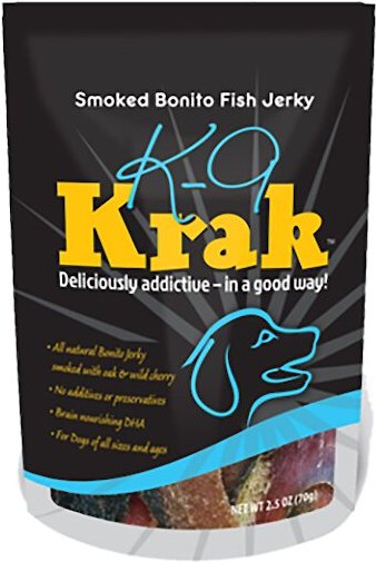 Pet Healthy Brands K-9 Krak Jerky Dog Treats, 2.5-oz bag slide 1 of 2
