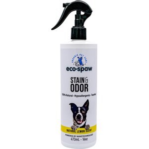 EcoSpaw Stain & Odor Natural Lemon Scent Dog Cleaner, 16-oz bottle