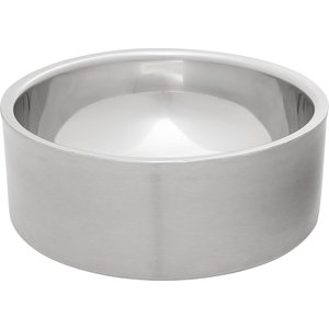 Frisco Insulated Non-Skid Stainless Steel Dog & Cat Bowl, Stainless Steel, 4-cup