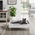 Sam's Pets Chauncy 9-in Cat Bed, White