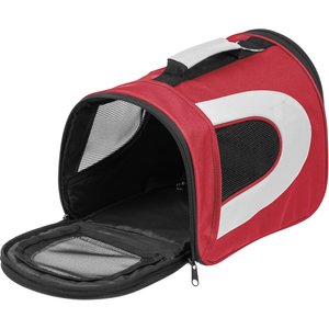 IRIS Soft-Sided Dog & Cat Carrier, Red, Small