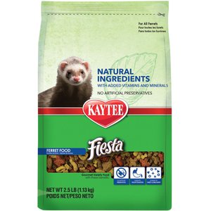 Kaytee Fiesta Natural Ferret Food, 2.5-lb bag