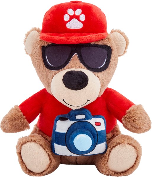 Frisco Road Trip Tourist Bear Plush Squeaky Dog Toy slide 1 of 3