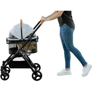 Pet Gear View 360 Travel System Dog & Cat Stroller, Silver Pearl