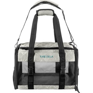 Katziela Quilted Companion Dog & Cat Carrier, Grey, Large