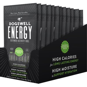 Dogswell Energy Extended Activity Fuel Chicken & Coconut Oil Recipe Grain-Free Lickable Dog Treats, 0.85-oz tube, 48 count