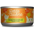 Petite Cuisine Darling Daisy's Chicken with Pumpkin & Chicken Liver Entree in Broth Grain-Free Wet Cat Food, 2.8-oz, case of 24