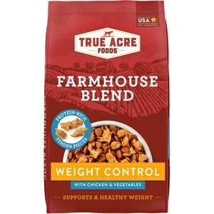 True Acre Foods Farmhouse Blend Weight Control with Chicken & Vegetable, 30-lb bag