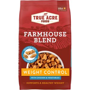 True Acre Foods Farmhouse Blend Weight Control with Chicken & Vegetable, 40-lb bag
