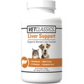 VetClassics Liver Support Chewable Tablets Dog & Cat Supplement, 60 count
