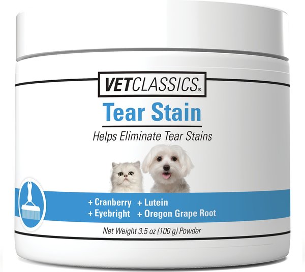 VetClassics Tear Stain Supplement Powder Dog & Cat Supplement, 3.5-oz bottle slide 1 of 8